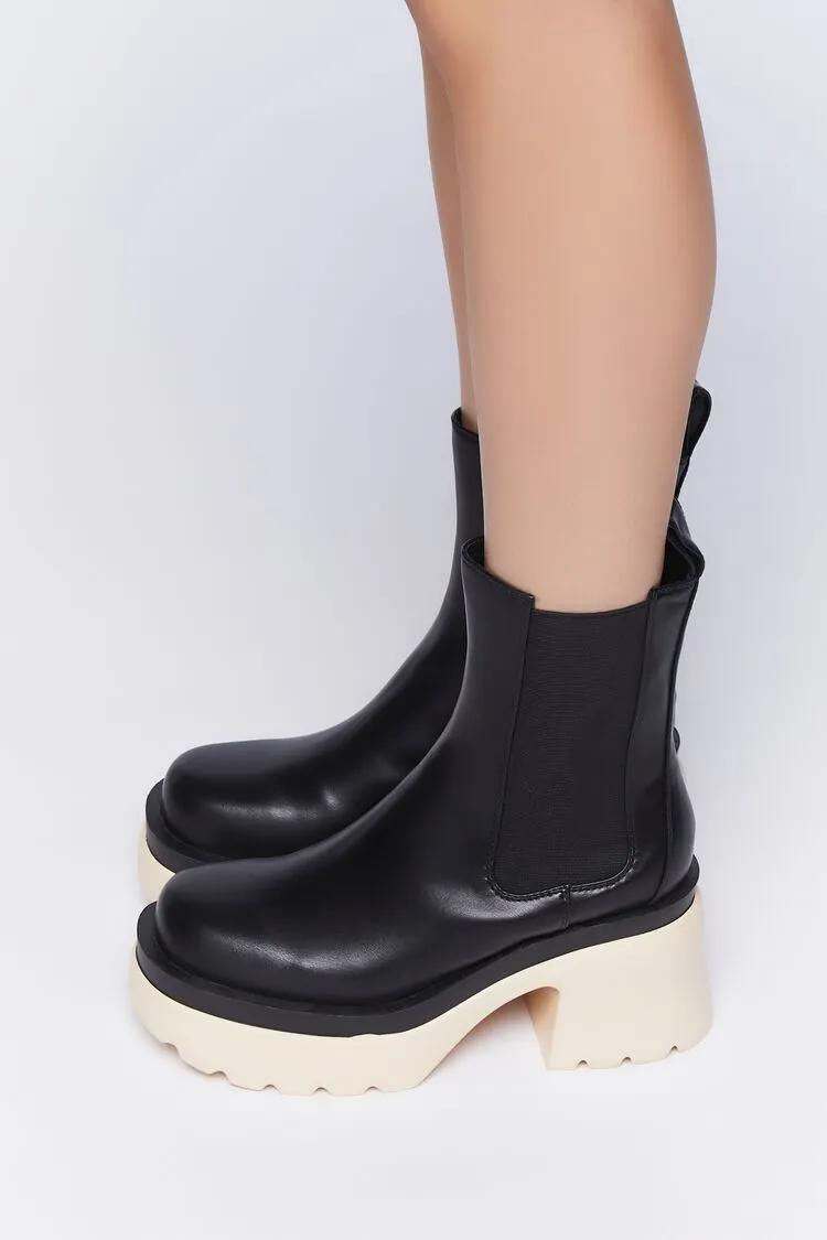 Lug-Sole Chelsea Boots