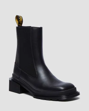 Maybole Square Toe Leather Chelsea Boots