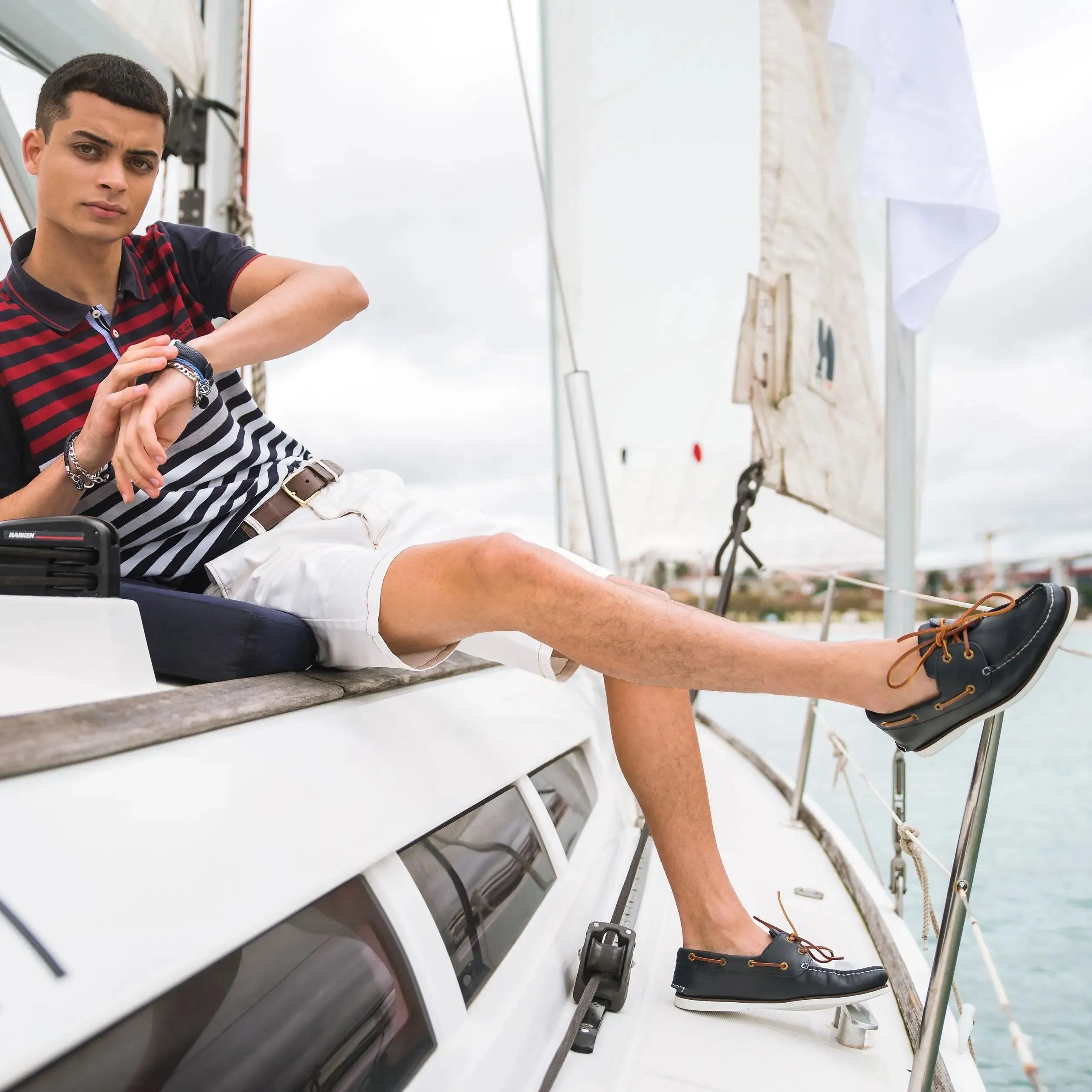 Men Boat Shoe Zlatni