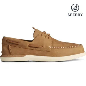 Men's Authentic Original PLUSHWAVE 2.0 Boat Shoe - Tan (STS23946)