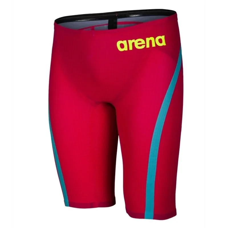 MEN'S POWERSKIN CARBON FLEX VX JAMMER - BRIGHT RED/TURQUOISE - FINAL SALE