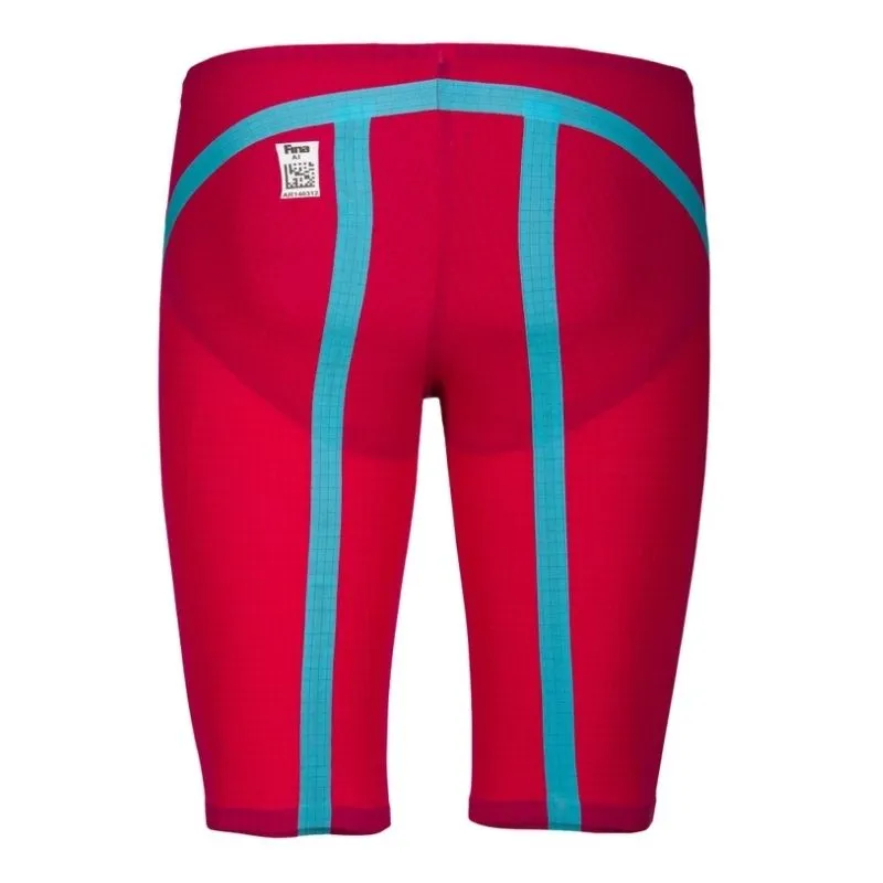 MEN'S POWERSKIN CARBON FLEX VX JAMMER - BRIGHT RED/TURQUOISE - FINAL SALE