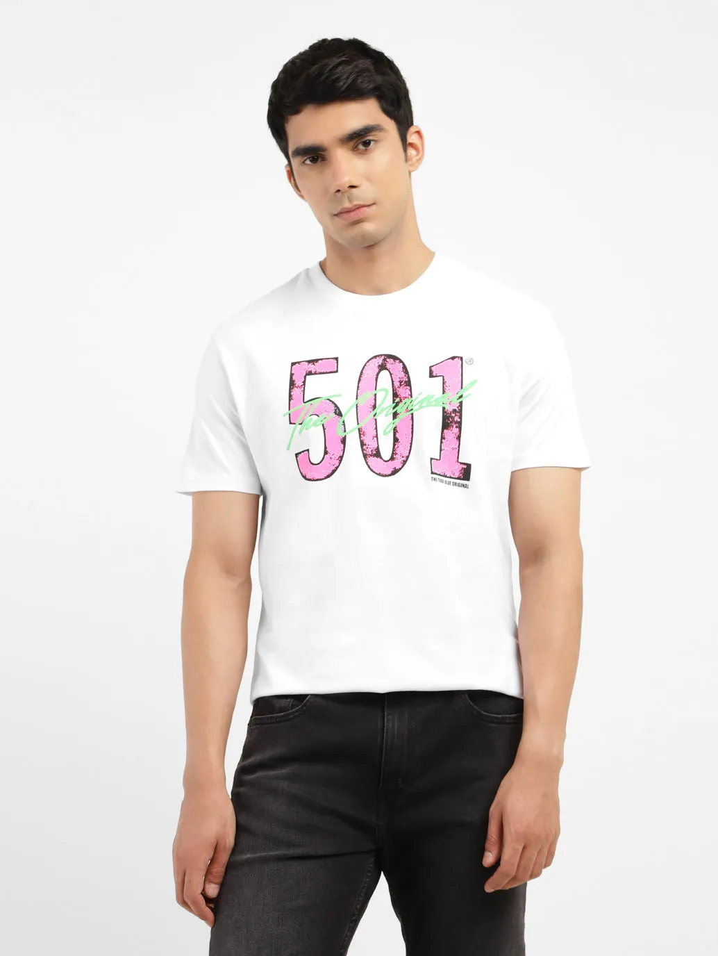 Men's Printed Slim Fit T-shirt