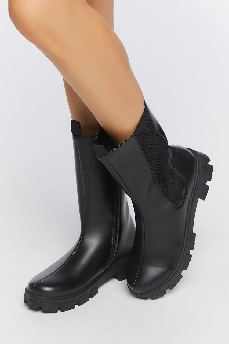 Mid-Calf Chelsea Boots