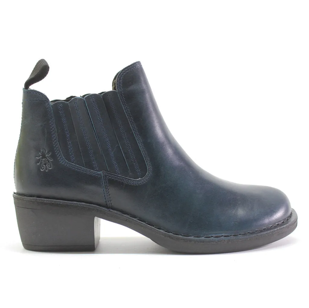 Moof103Fly Rug Leather Women's Chelsea Ankle Boots