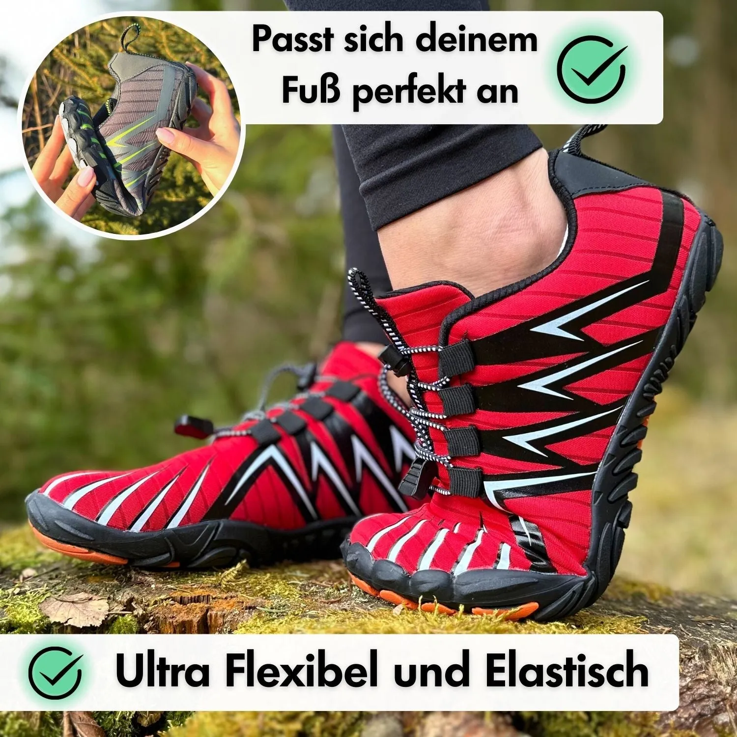 Neue Outdoor-Flussverfolgungsschuhe für Männer und Frauen Watschuhe zum Strandschwimmen Bergsteiger-Fünffinger-Indoor-Lauffitnessschuhe Barfußschuhe