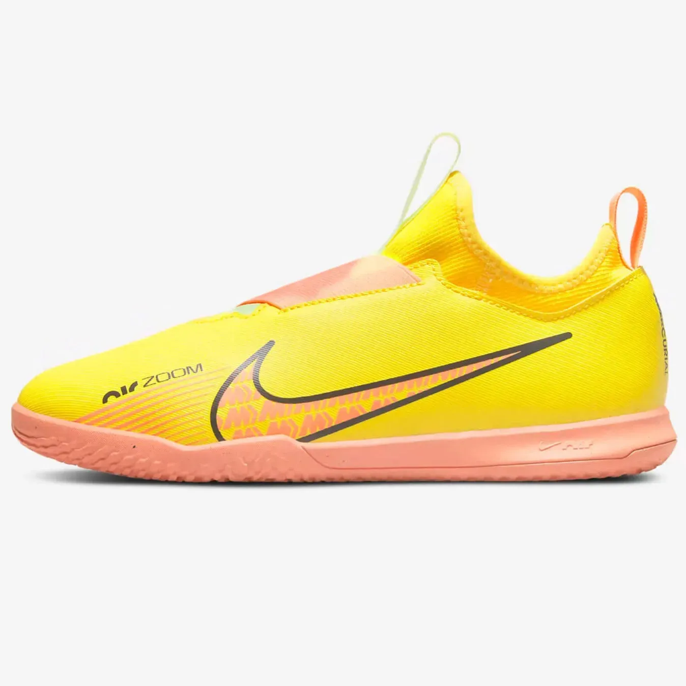 Nike Jr Zoom Vapor 15 Academy Indoor - Yellow Strike-Sunset Glow