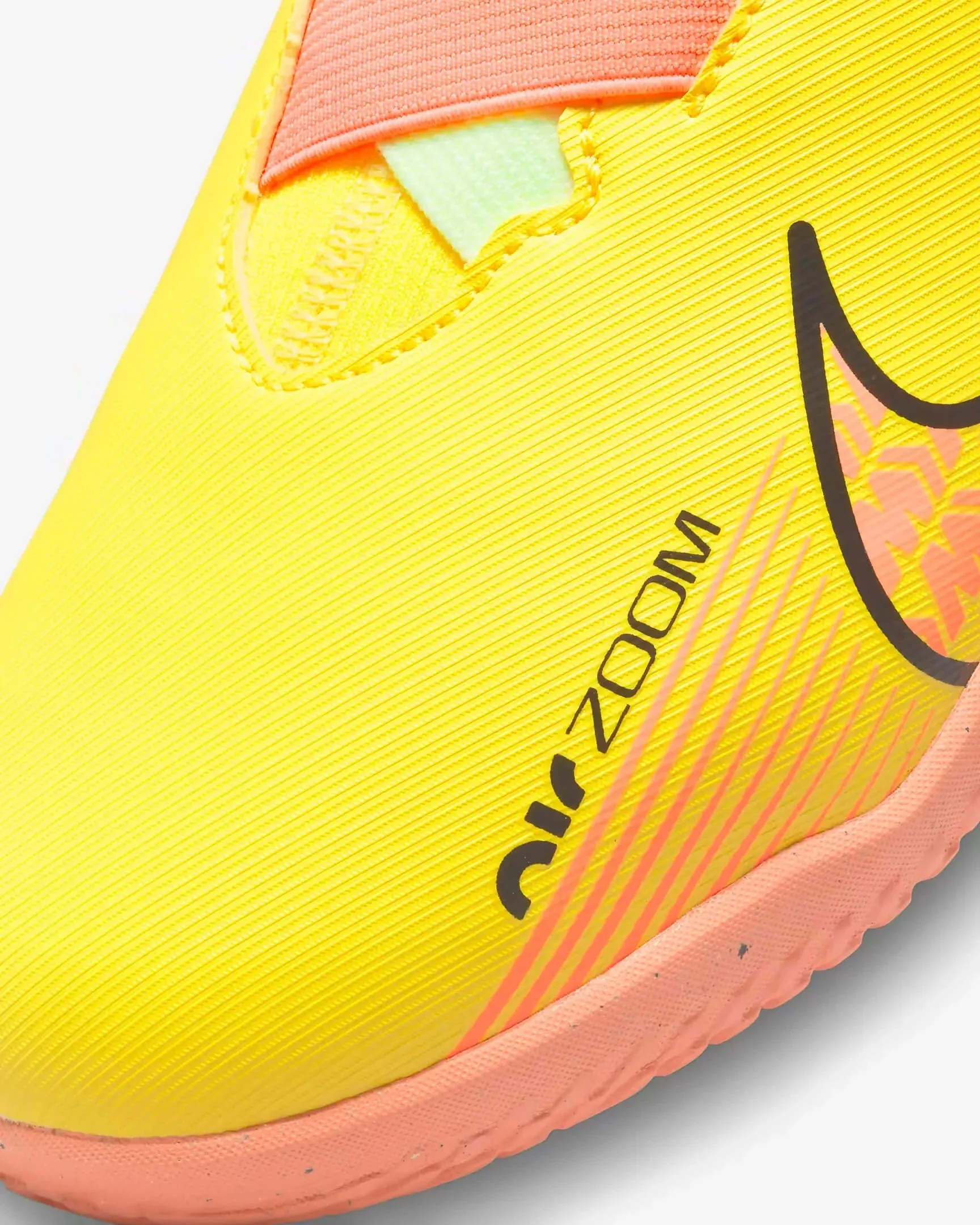 Nike Jr Zoom Vapor 15 Academy Indoor - Yellow Strike-Sunset Glow