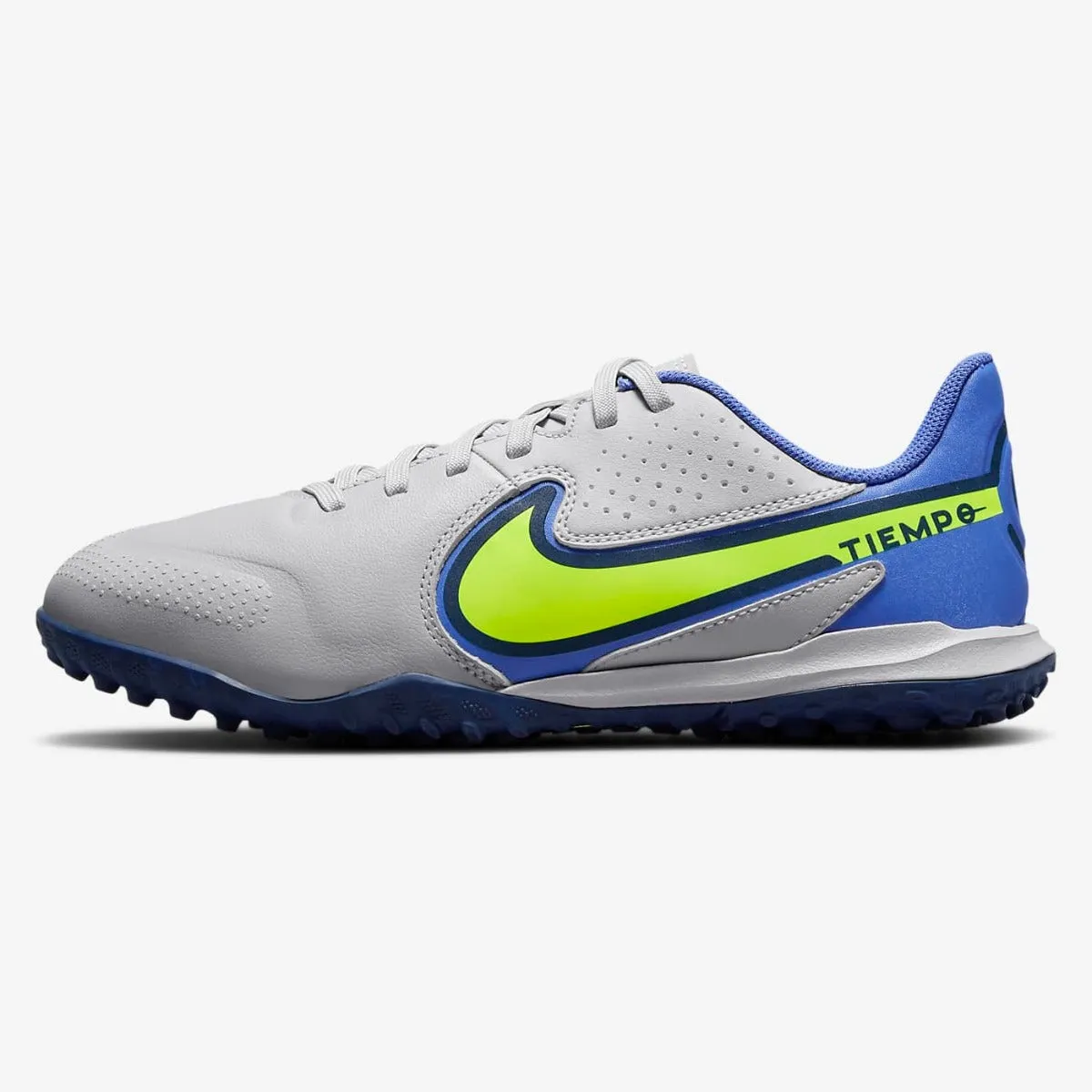 Nike Kids Legend 9 Academy Turf - Grey-Volt-Saphire