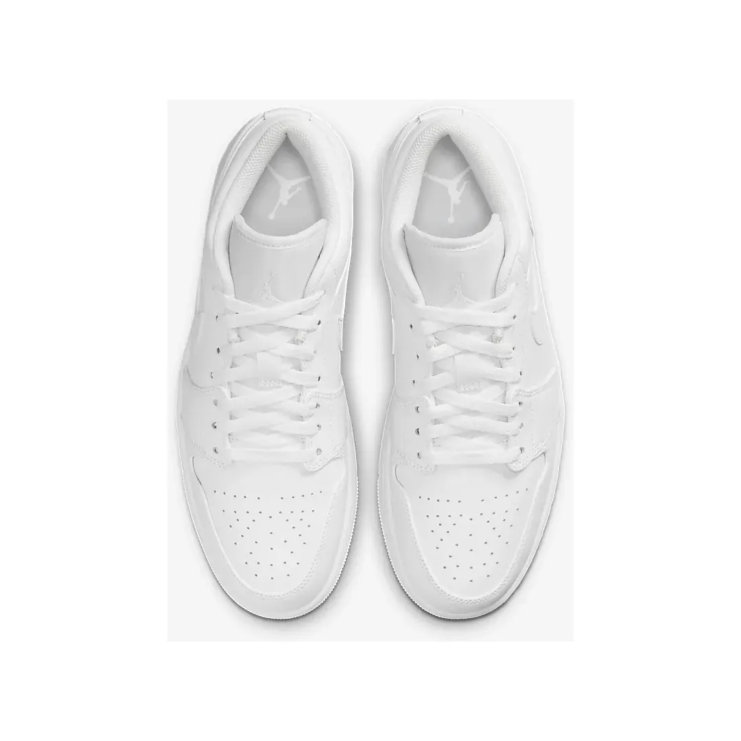 Nike Men's Air Jordan 1 Low Shoes - All White