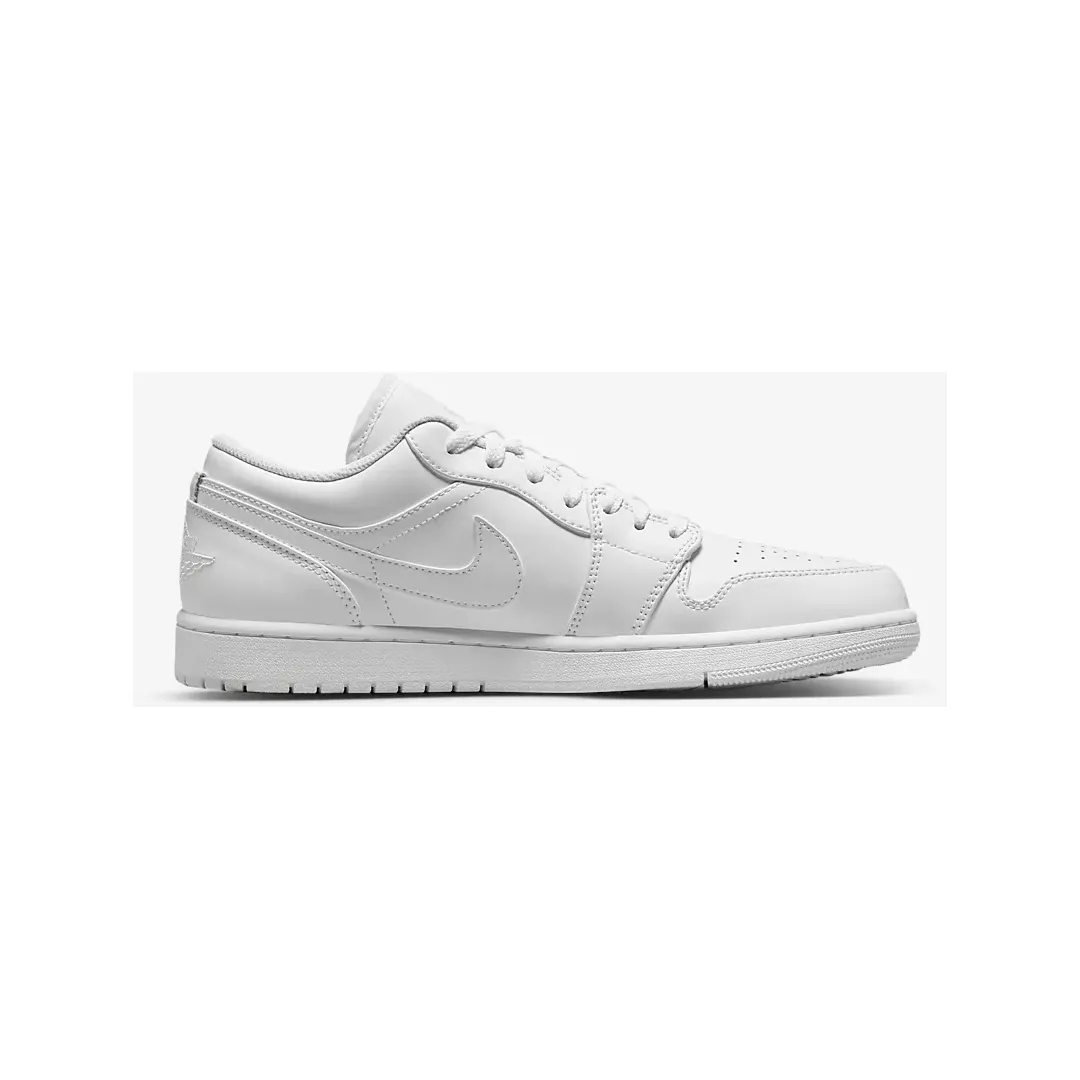 Nike Men's Air Jordan 1 Low Shoes - All White