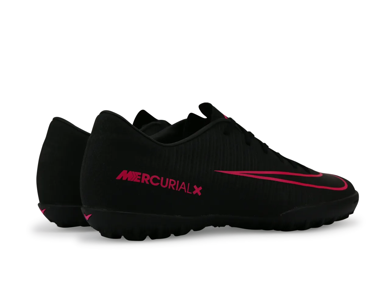 Nike Men's MercurialX Victory VI Turf Soccer Shoes Black/Black/Pink Blast