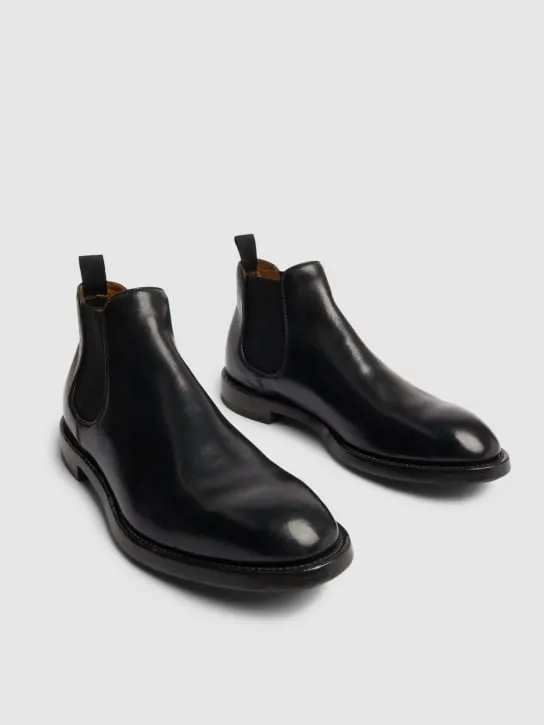 Officine Creative   Temple leather Chelsea boots 