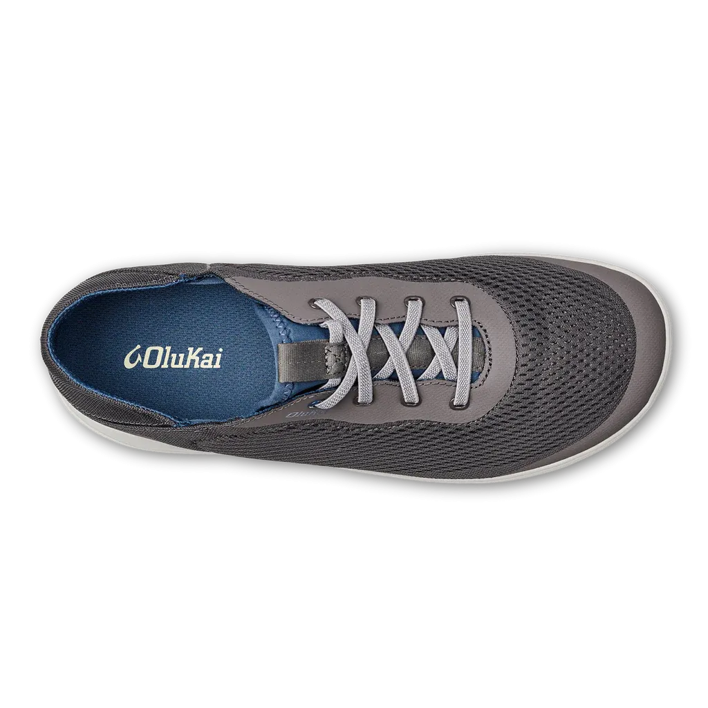 Olukai Men's Moku Pae Casual Shoe - Pavement/Vintage Blue 10472-PVVN