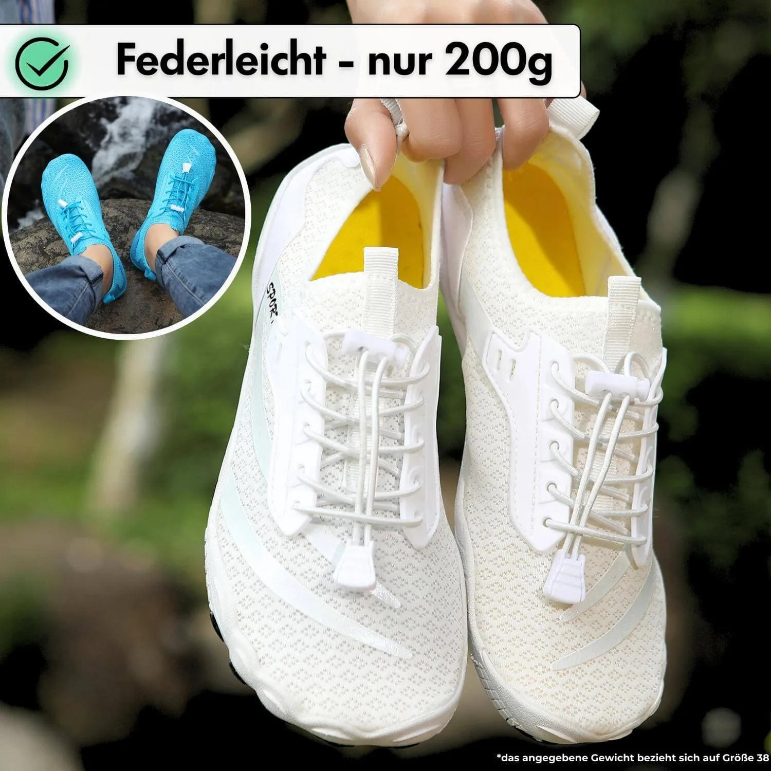 Outdoor-Flussverfolgungsschuhe, rutschfeste Schwimmschuhe, Wat-Wanderschuhe, Fünf-Finger-Profi-Barfußschuhe