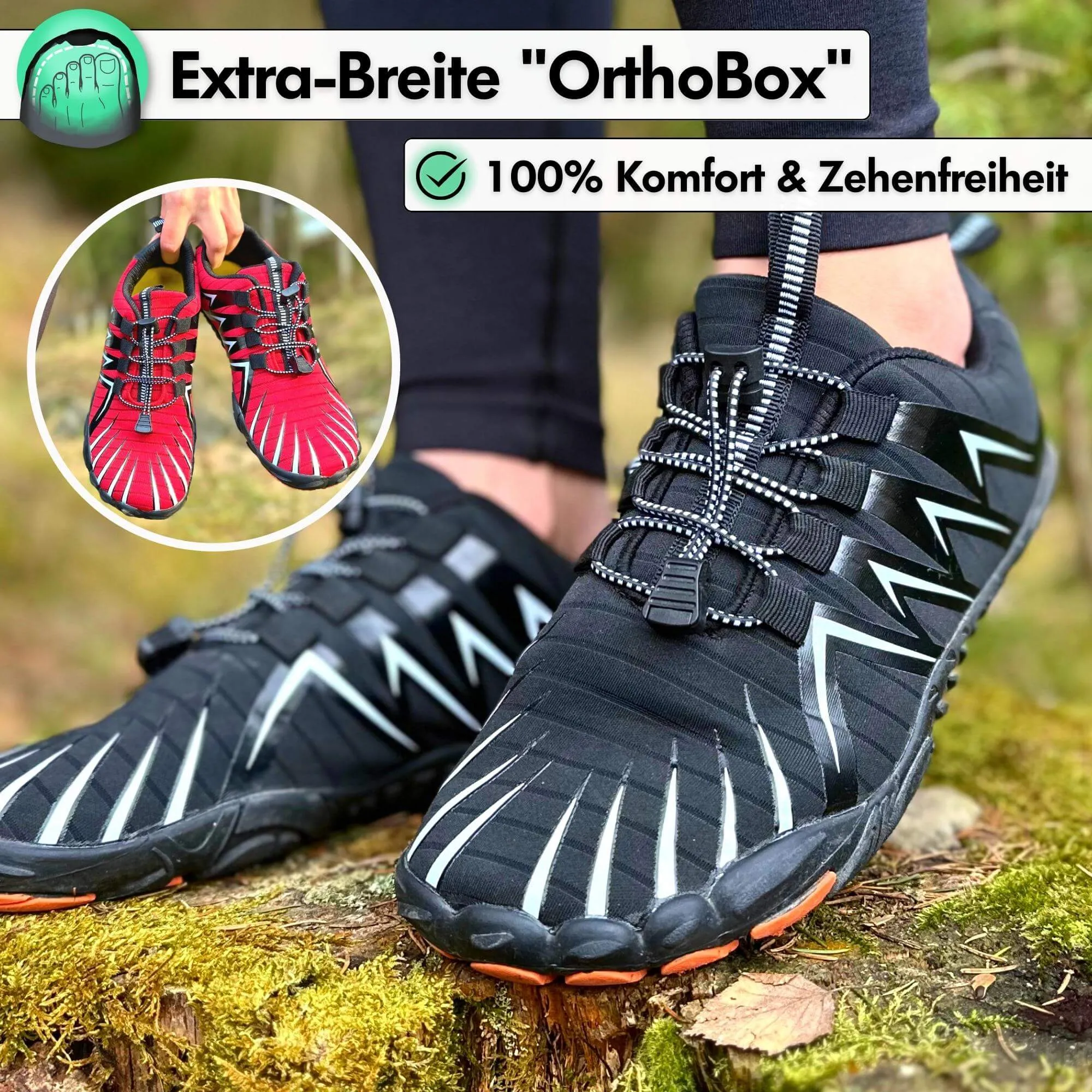 Outdoor-Fünf-Finger-Schuhe, Bergsteigen, atmungsaktive Wanderschuhe, Langlauf, Klettern, Laufen, Flussverfolgungsschuhe, Gesunde und Bequeme Barfußschuhe