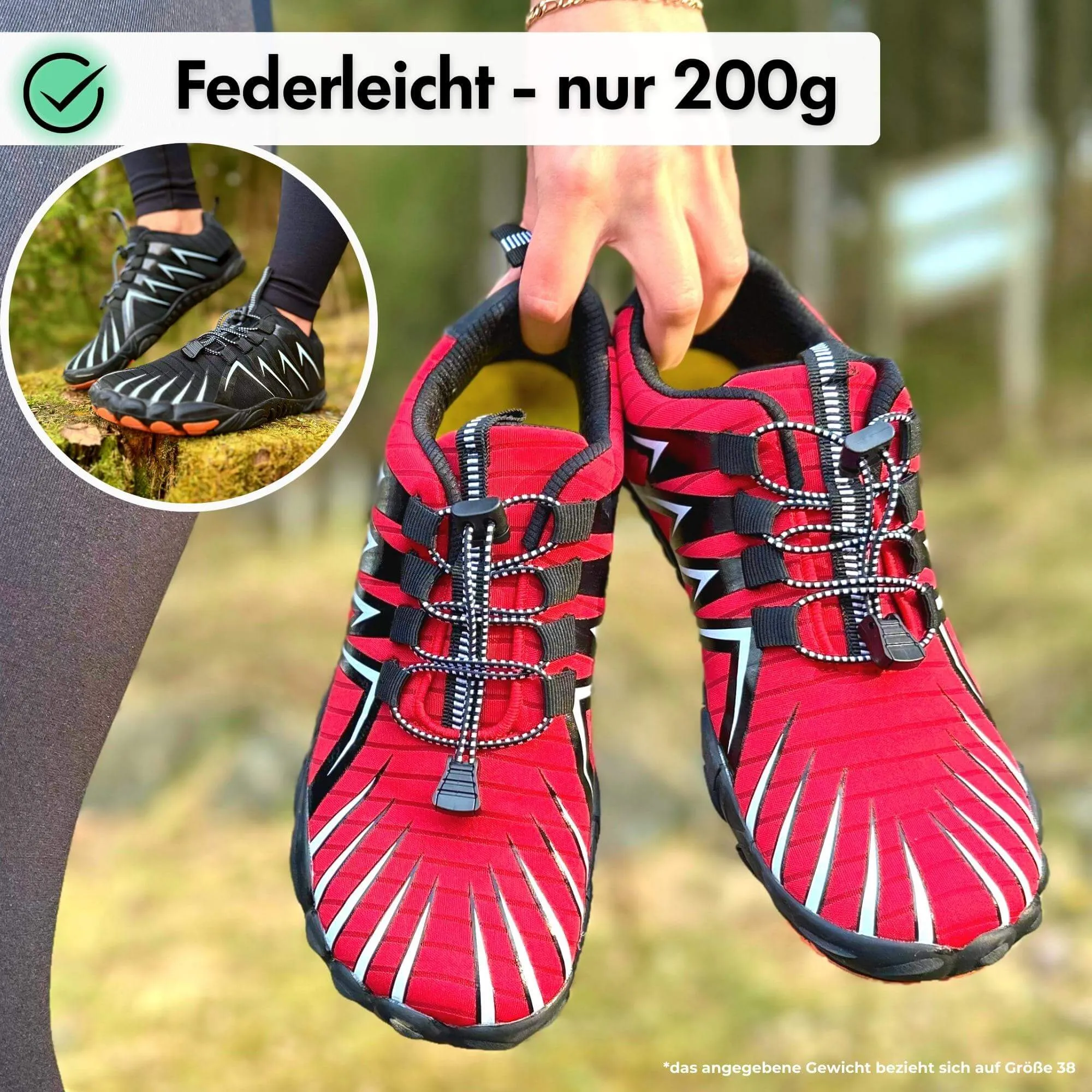 Outdoor-Fünf-Finger-Schuhe, Bergsteigen, atmungsaktive Wanderschuhe, Langlauf, Klettern, Laufen, Flussverfolgungsschuhe, Gesunde und Bequeme Barfußschuhe