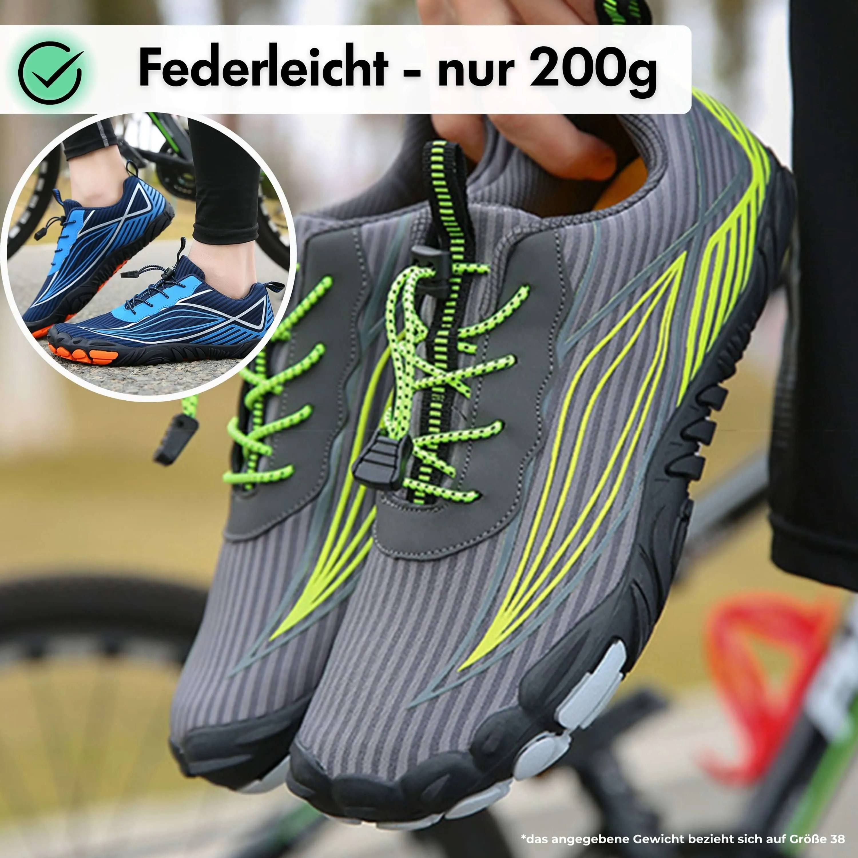 Outdoor-Fünf-Finger-Wander-Fitness-Sportschuhe, Flussverfolgung, neue Watschuhe, Barfußschuhe