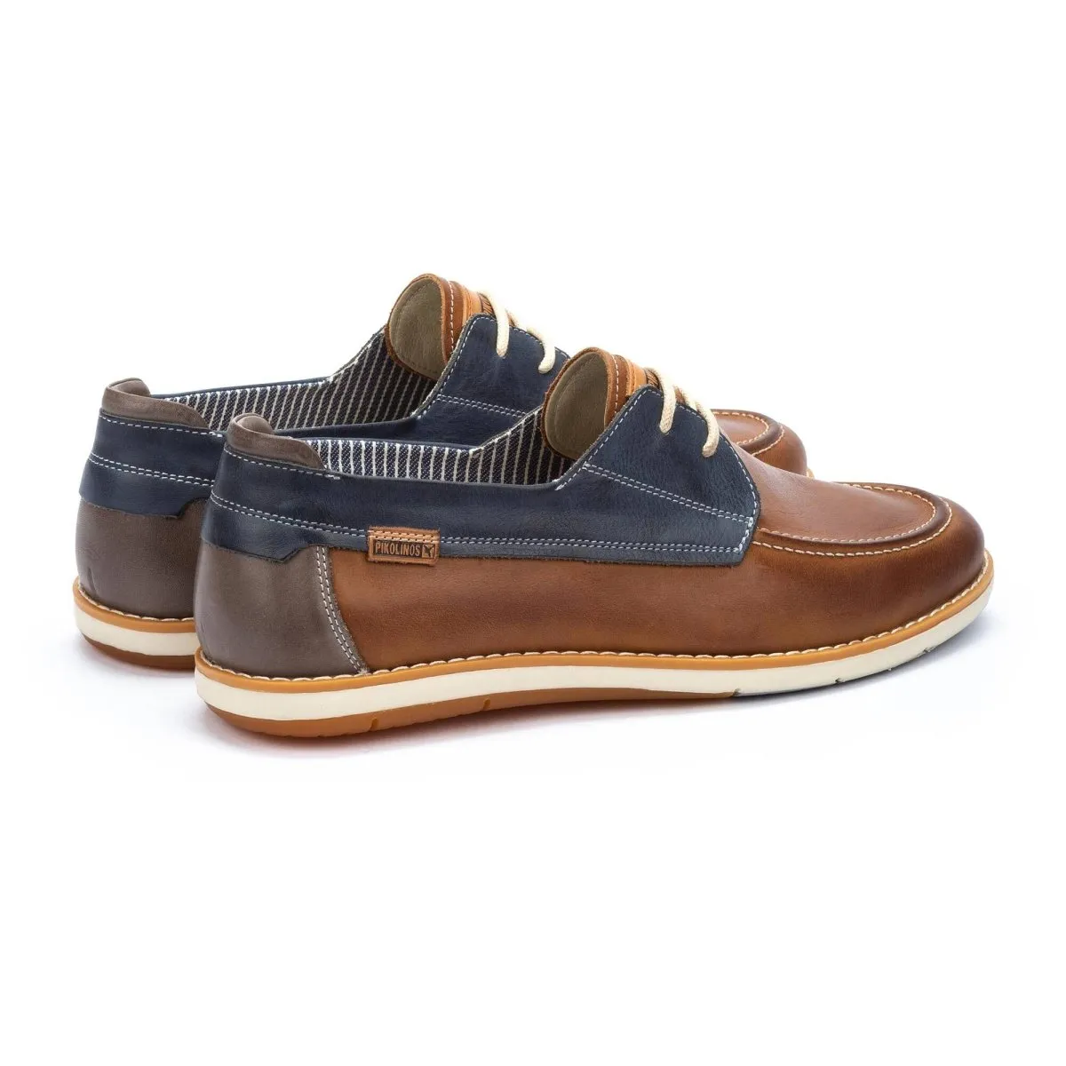 Pikolinos Jucar M4e-1035bfc1 Men's Boat Shoes In Brandy