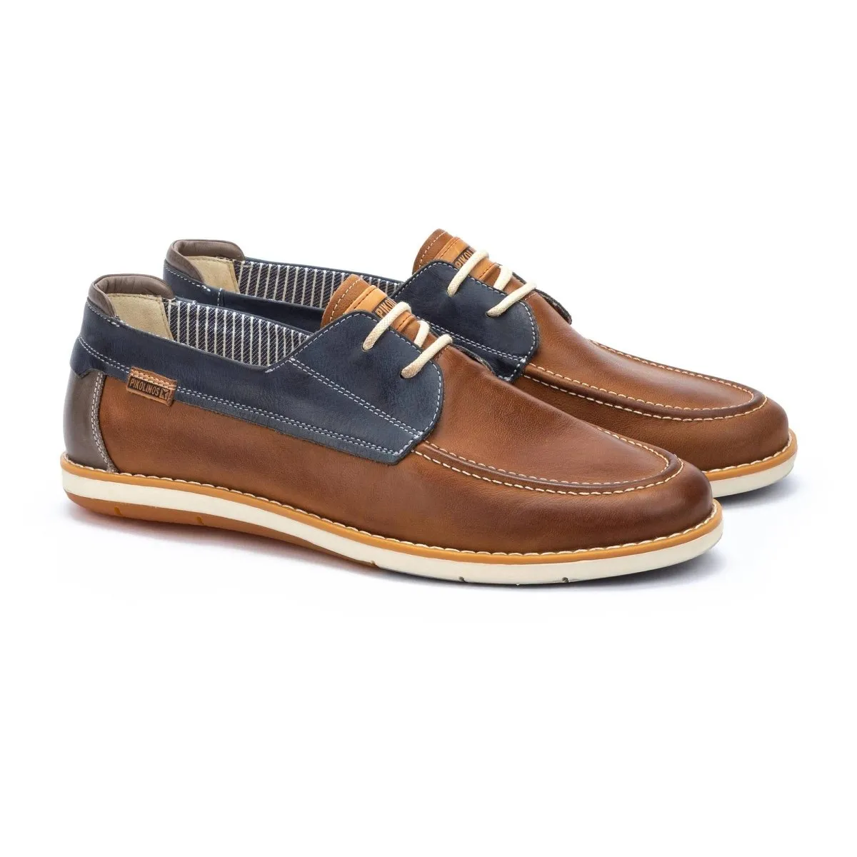 Pikolinos Jucar M4e-1035bfc1 Men's Boat Shoes In Brandy