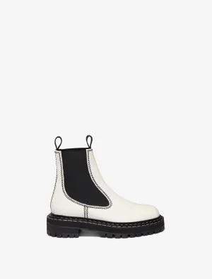 Proenza Schouler Lug Sole Chelsea Boots - White