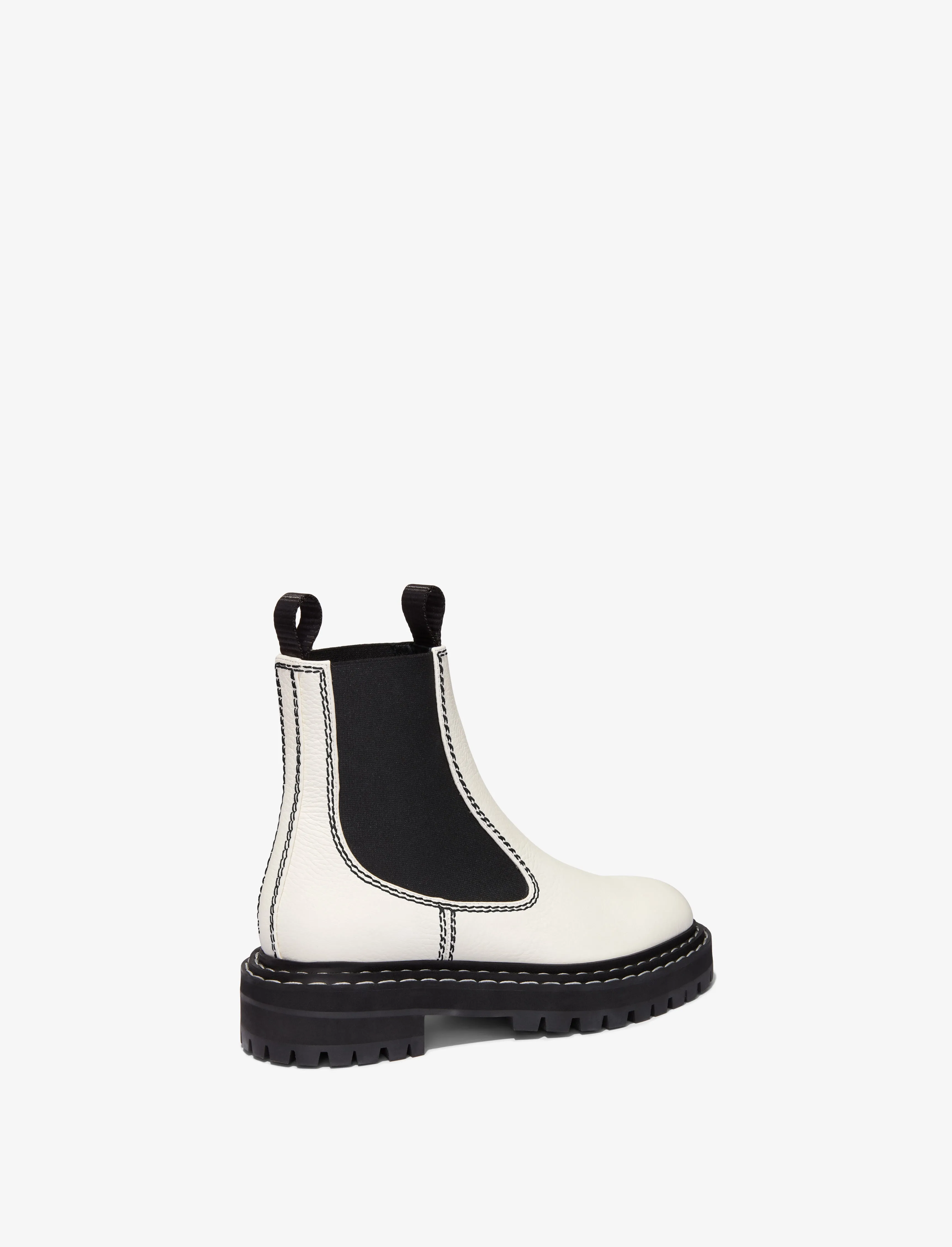 Proenza Schouler Lug Sole Chelsea Boots - White