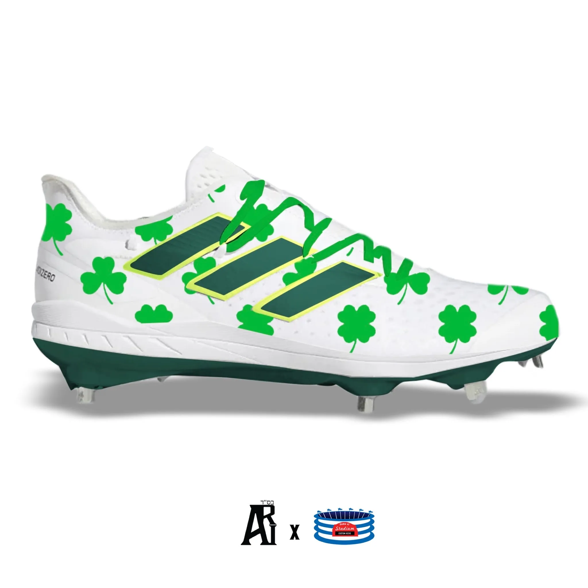 "Clover" Adidas Adizero Afterburner 8 Cleats