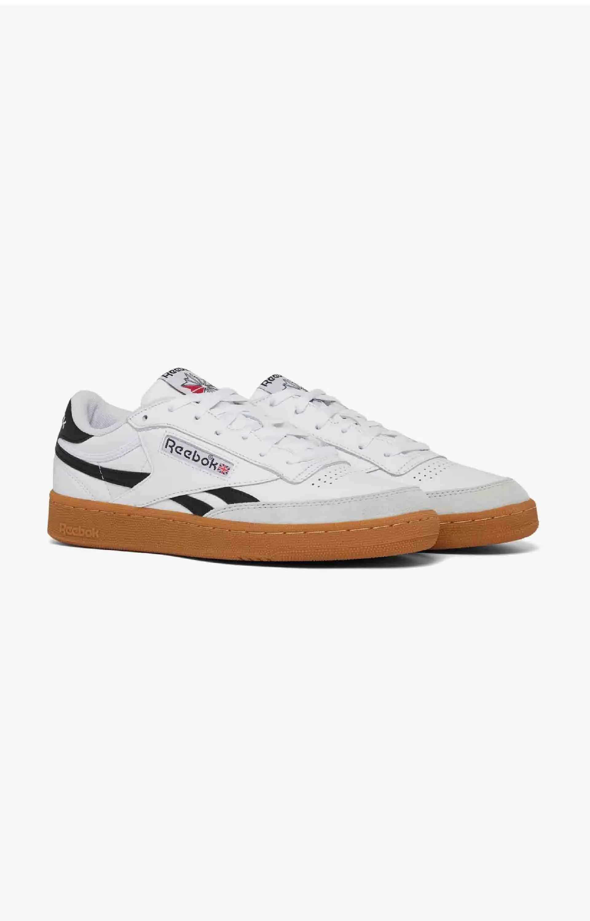 Reebok Club C Revenge Shoe, White/Black/Gum