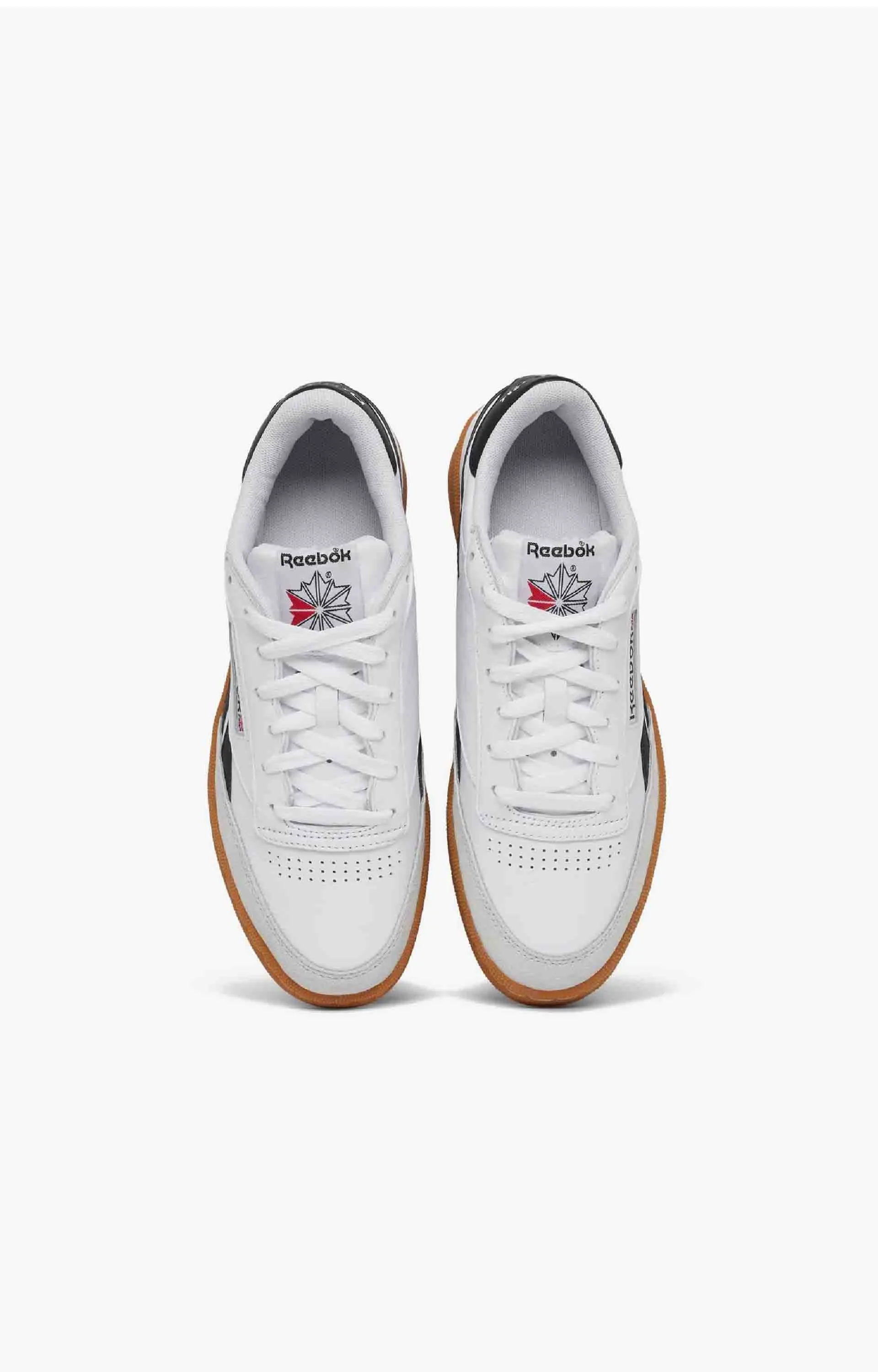 Reebok Club C Revenge Shoe, White/Black/Gum