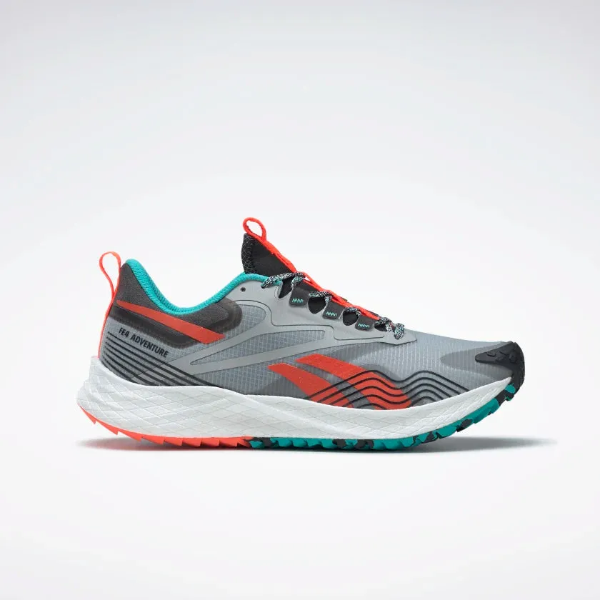 Reebok | Floatride Energy 4 Adventure | Men's | Pure Grey/Classic Teal/Orange Flare