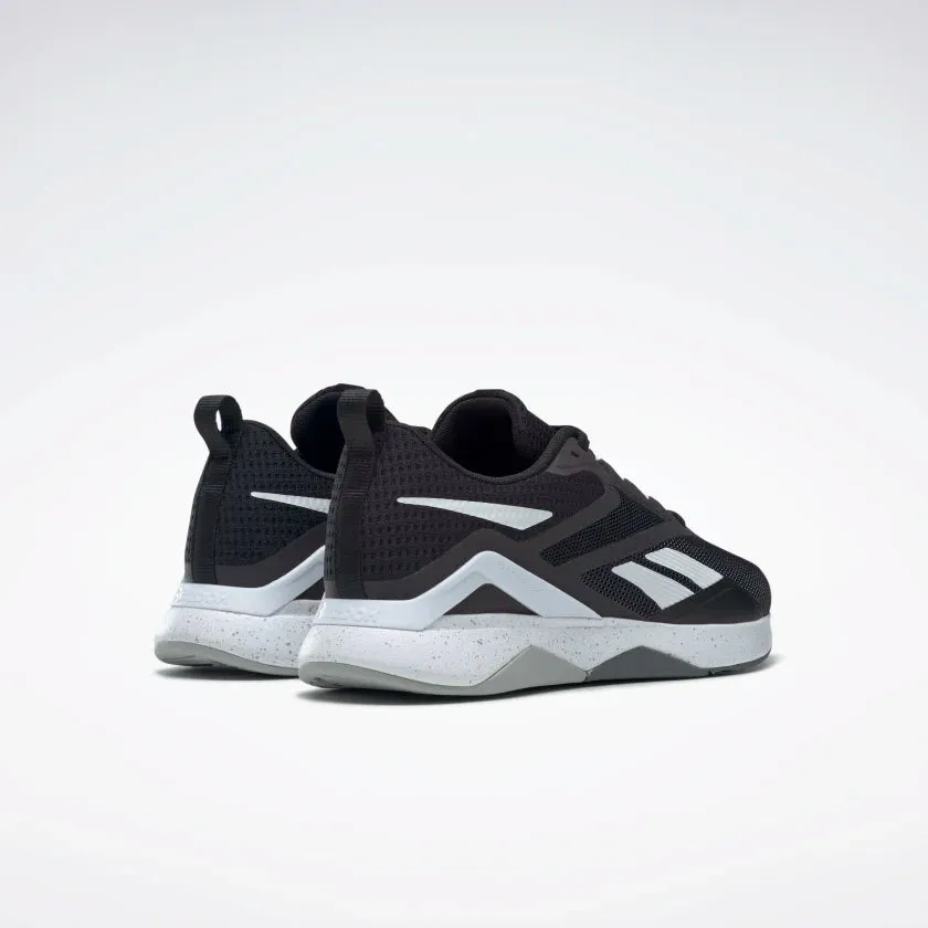 Reebok Mens Nanoflex TR V2 - Black/White/Grey