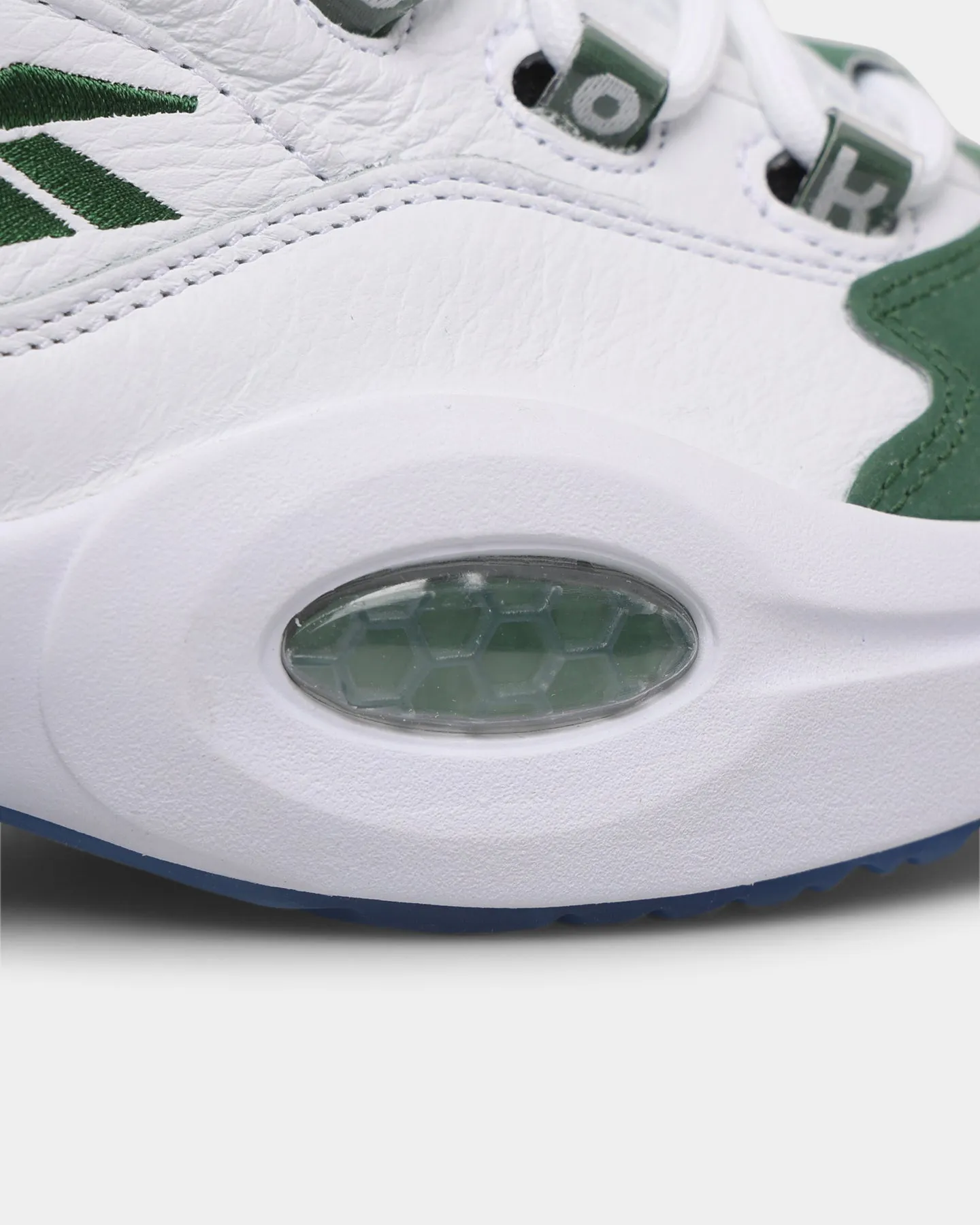 Reebok Question Mid "Green Toe" Ftwr White/Pine Green