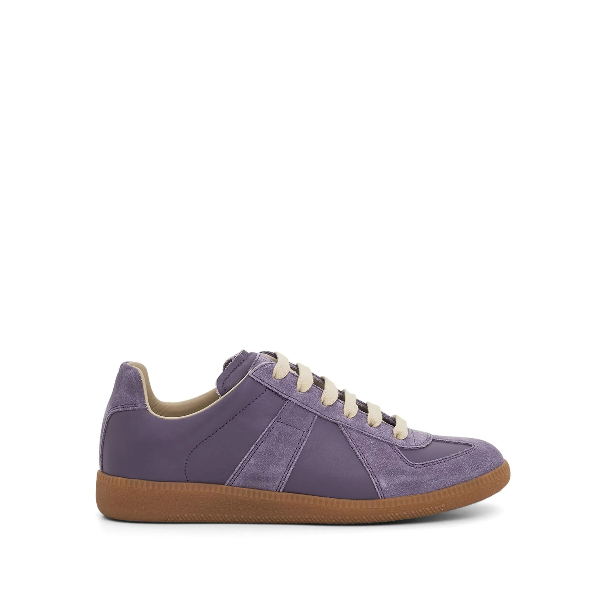 Replica Leather Sneakers in Wisteria