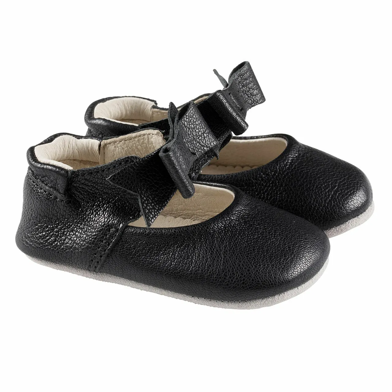 Robeez Black Sophia First Kicks Baby Shoe