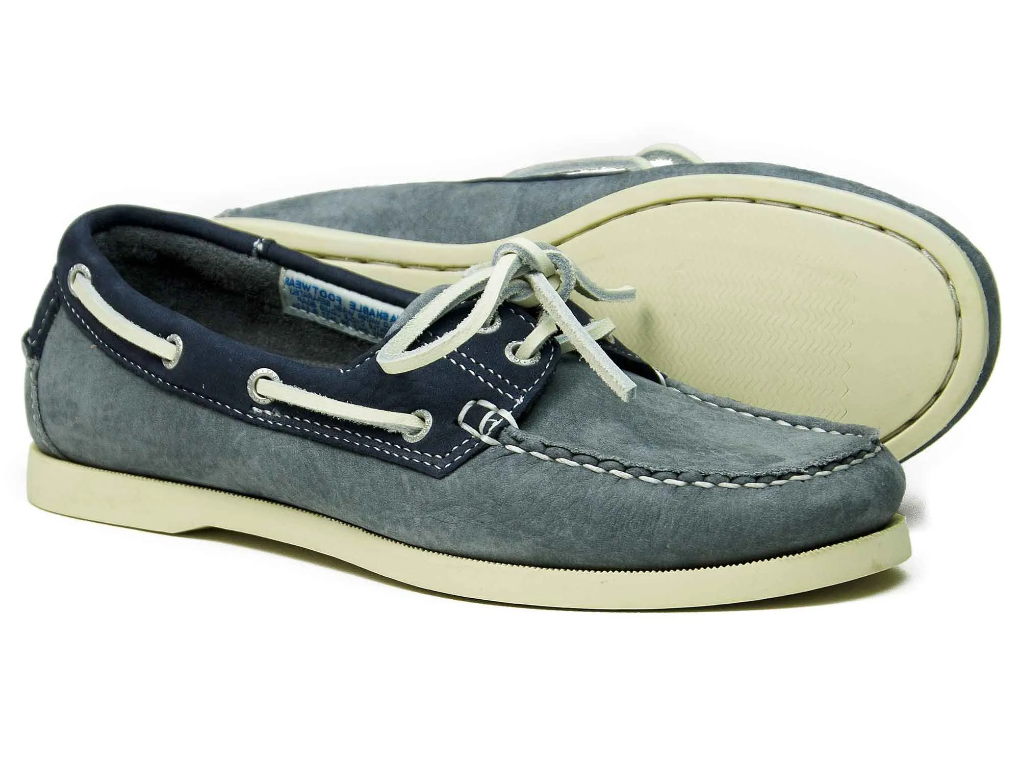 SANDUSKY Ladies Indigo and Grey Deck Shoe by Orca Bay