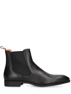 Santoni   Detoxify leather Chelsea boots 