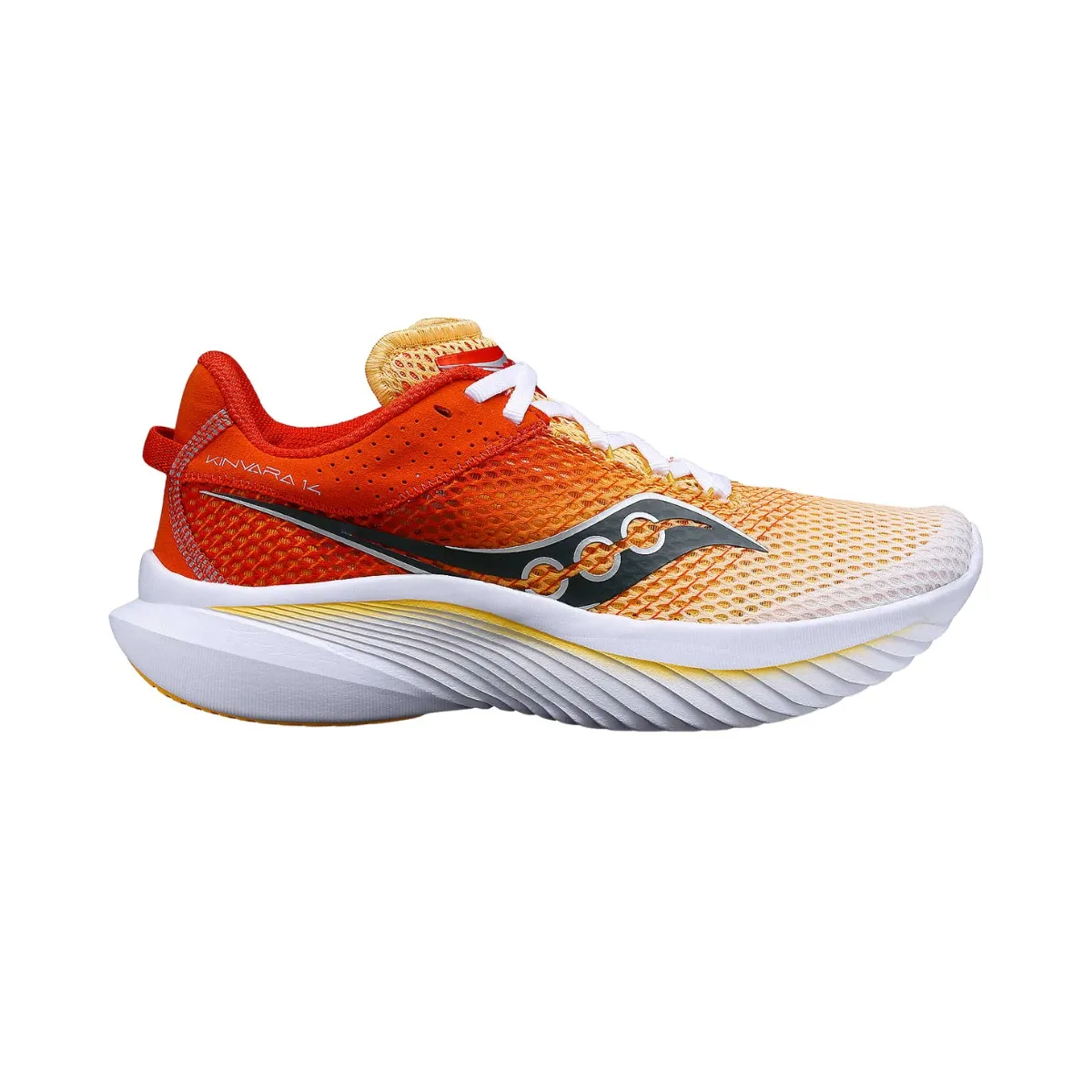 Saucony Kinvara 14 Yellow Red SS24 Women's Shoes