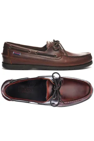 Sebago Mens Schooner Waxed Boat Shoe