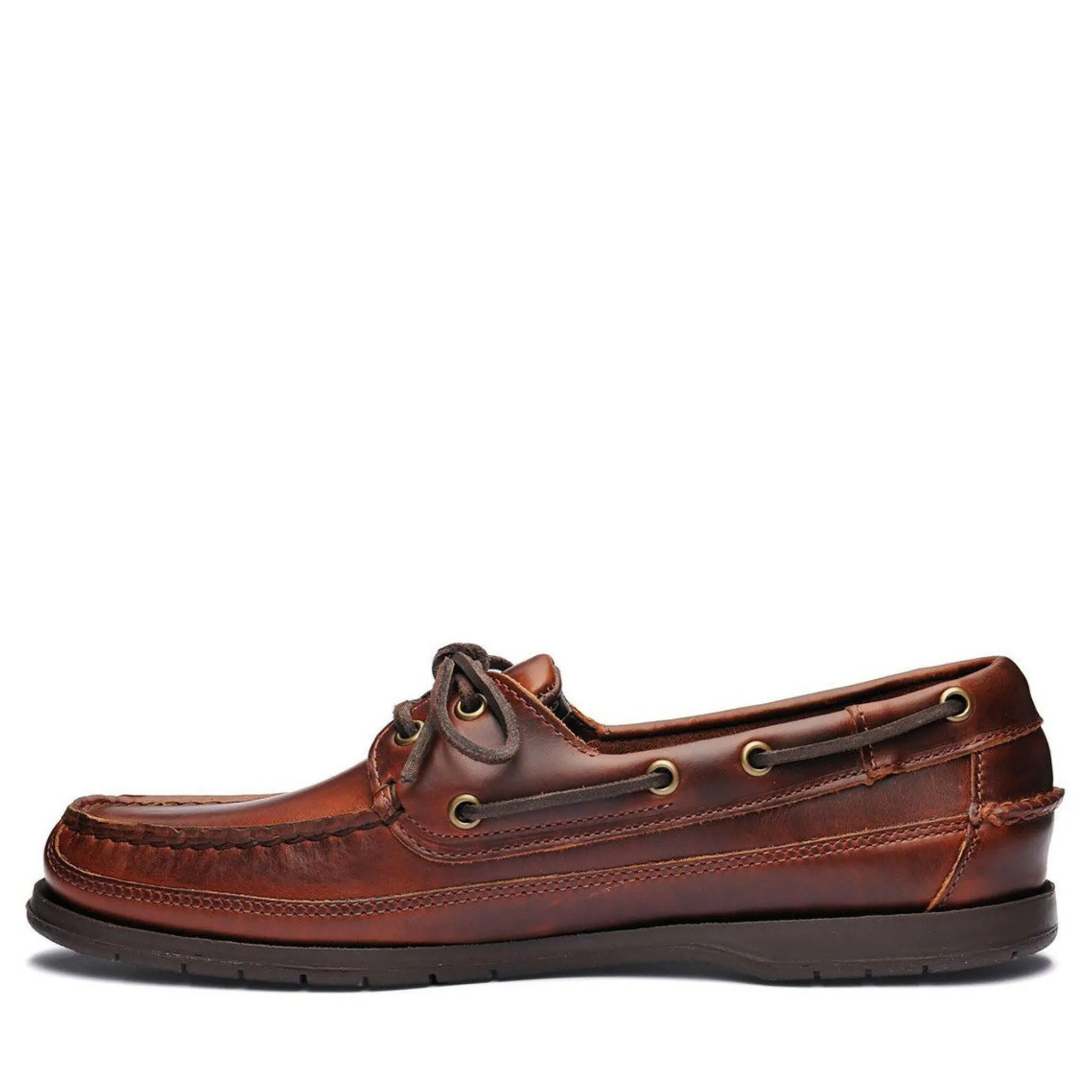 Sebago Mens Schooner Waxed Boat Shoe