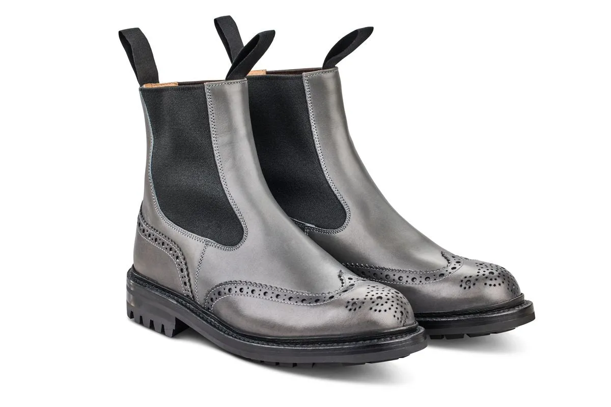 Silvia Country Dealer Boot - Grey Calf