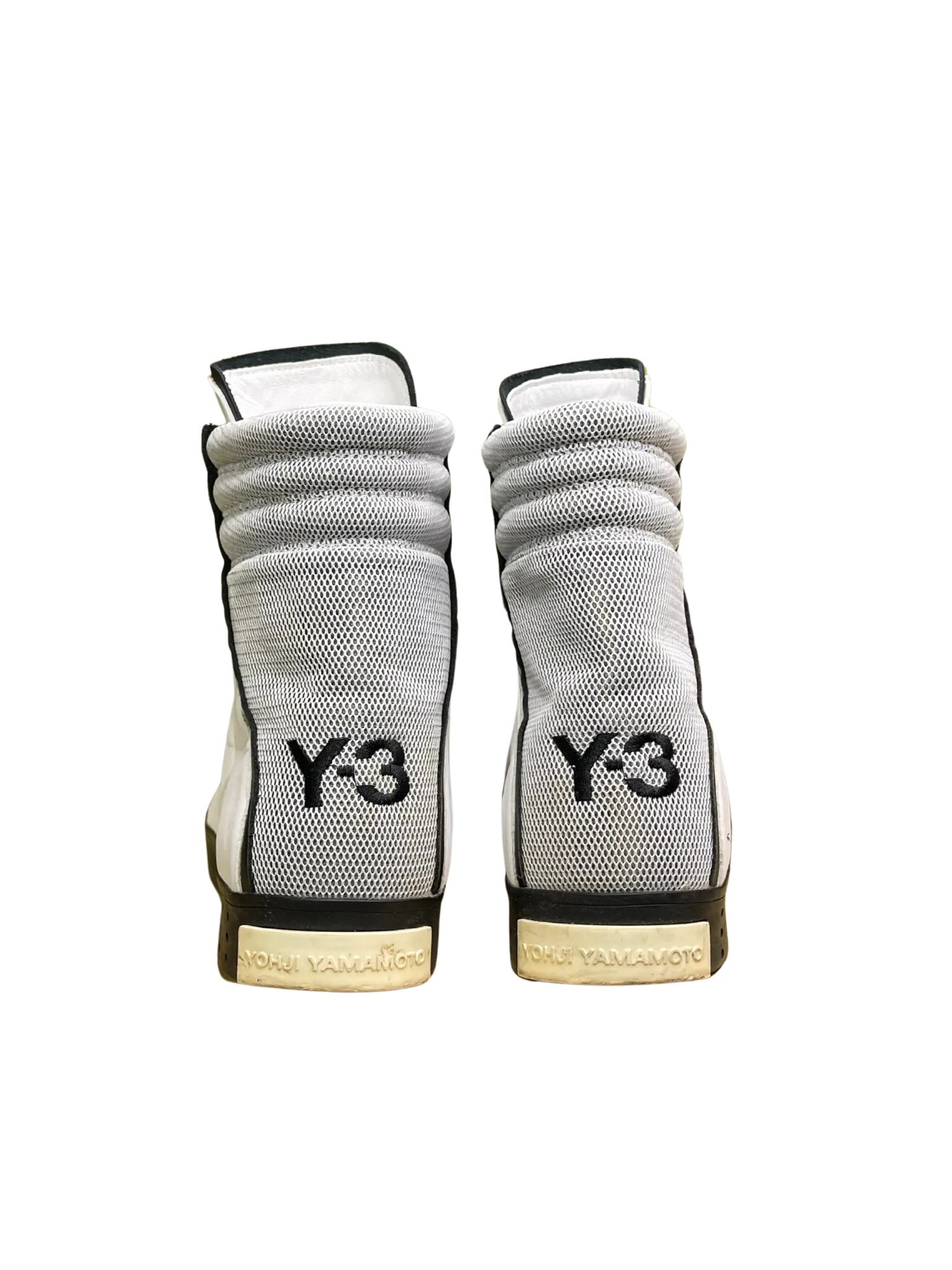 Size 46 - Y-3 White High-Top Sneakers