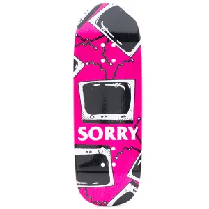 Sorry Fingerboard Deck - Pink TV Kills