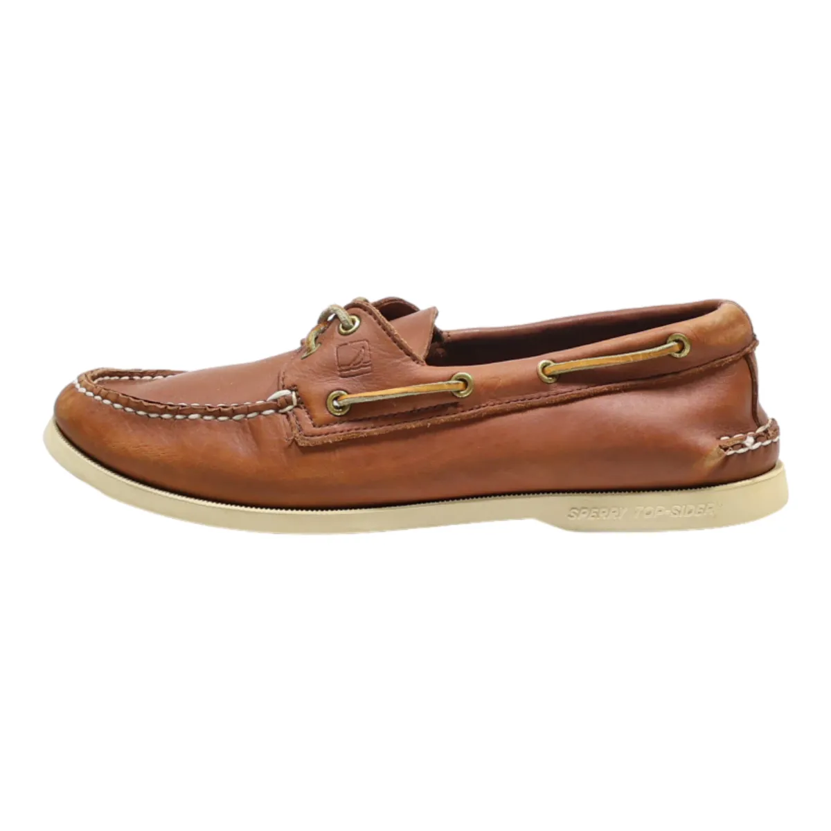 SPERRY Boat Shoes Brown Leather Mens UK 11