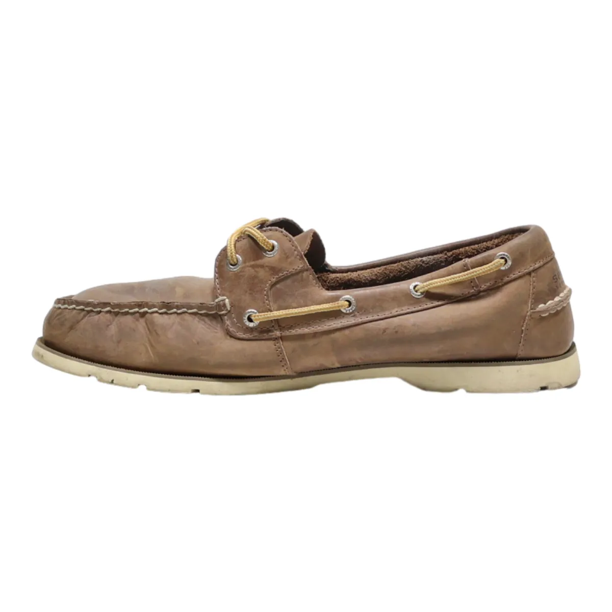 SPERRY Boat Shoes Brown Leather Mens UK 14