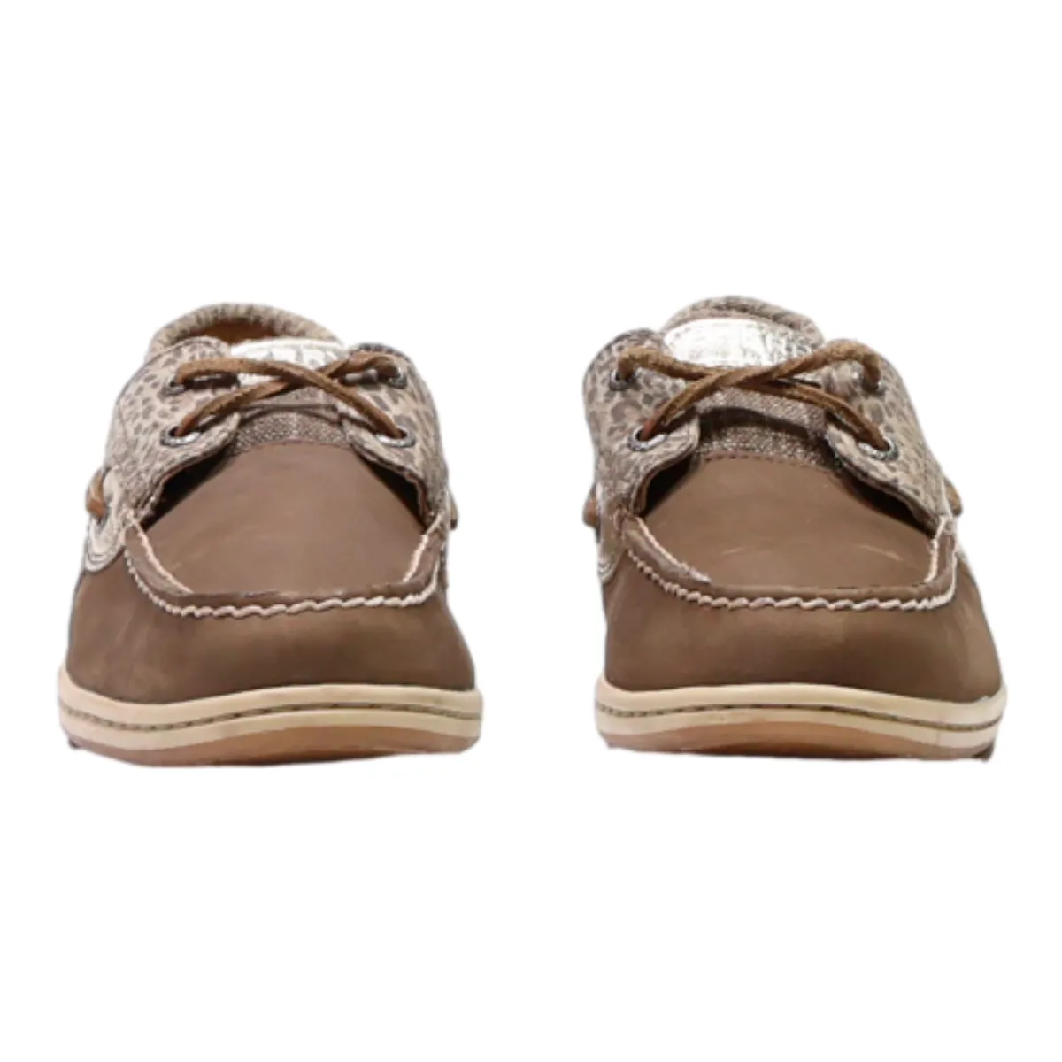 SPERRY Boat Shoes Brown Leather Womens UK 7