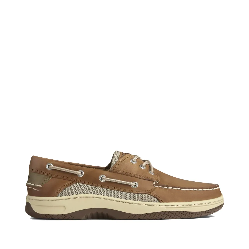 Sperry Men's Billfish Leather 3 Eye Boat Shoe (Dark Tan)