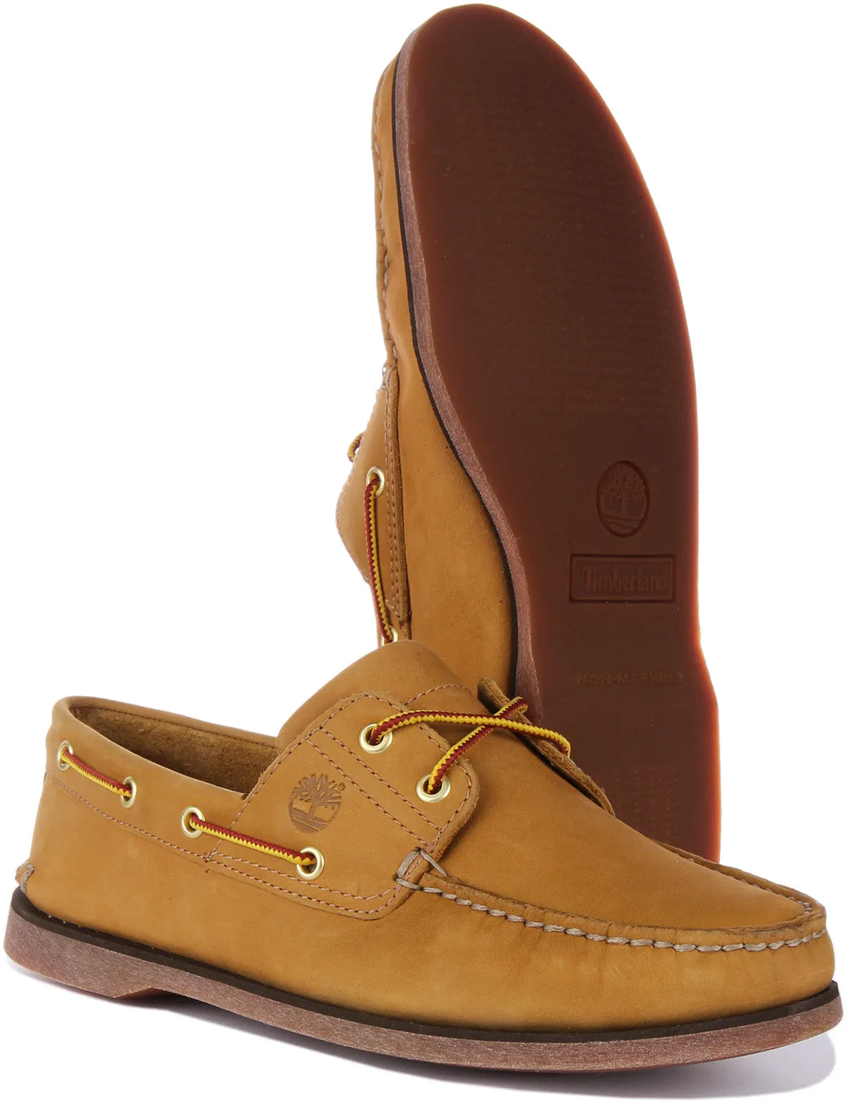 Timberland A5X8W Classic Boat Shoes In Wheat For Men