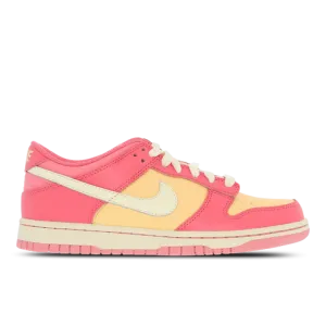 Warehouse SALE  Kids Grade School Dunk Low (Pink/Gold)