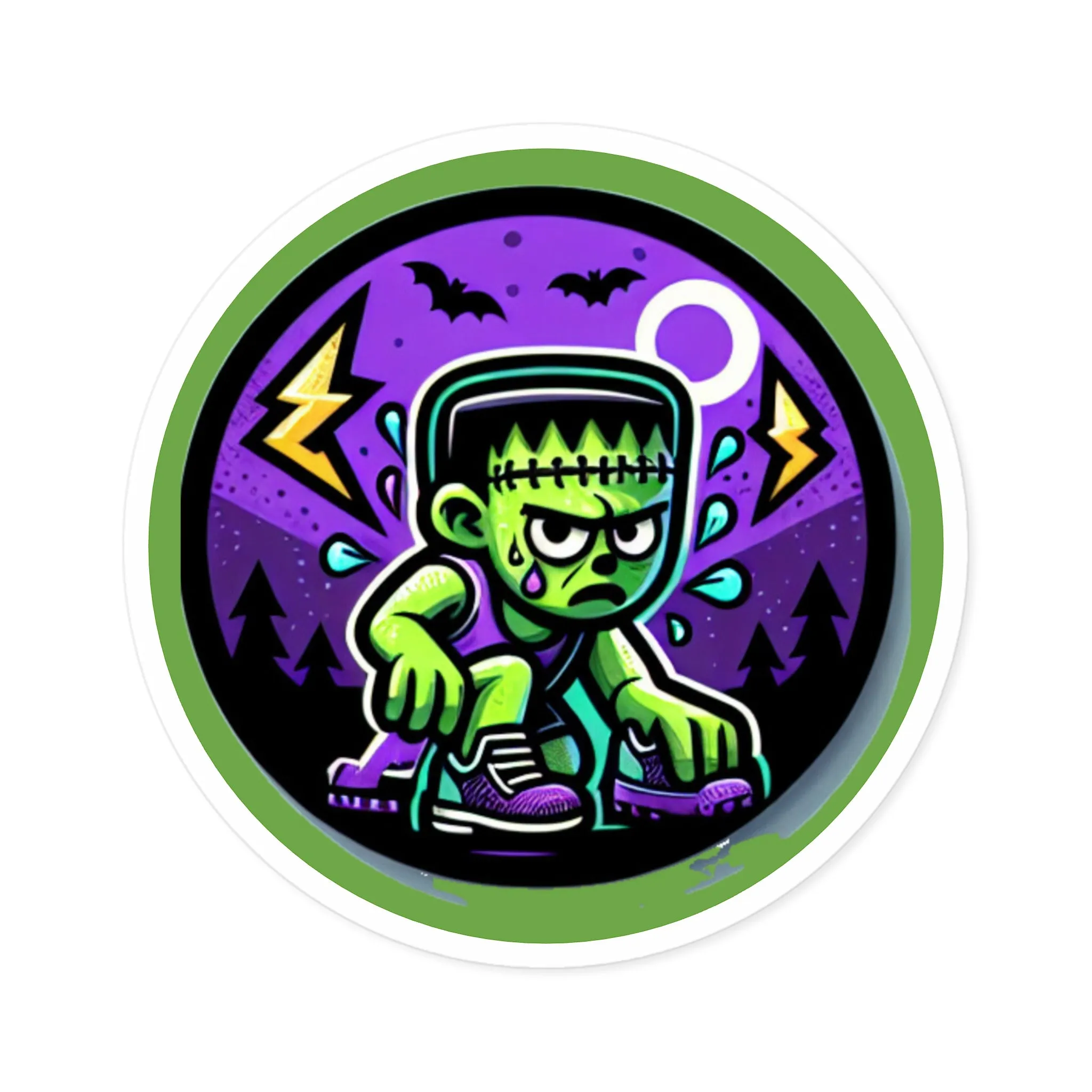 Water-Resistant Frankenstein Stickers for Triathlon Gear – Durable and High-Quality Designs to Personalize Your Equipment