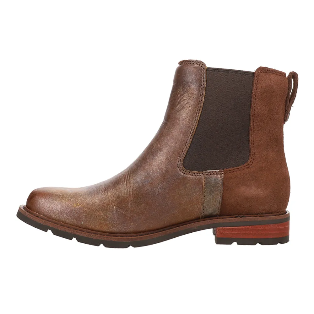 Wexford Metallic Round Toe Chelsea Boots